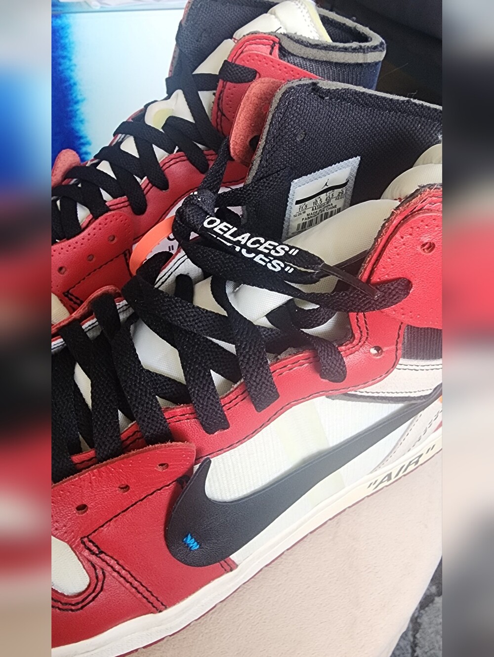 Size 11.5 - Jordan 1 Retro OG x Off-White High Chicago - Picture 9 of 13